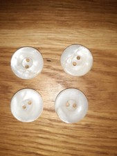 set of 4 shell or bone vintage