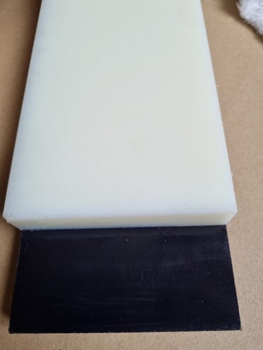 Nylon plate cast - 10mm, black