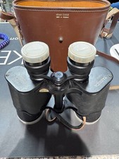 Vintage YASHICA Coated Optics 7x50 Binocular Field 7.1 + Leather Case Y-No.63374