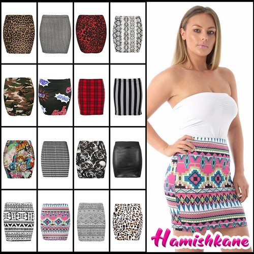 Womens printed mini - mini, skirt