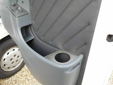 CITROEN FIAT VAN MOTORHOME upto 2006 NEW STAINLESS STEEL DOOR INSERT CUP HOLDER