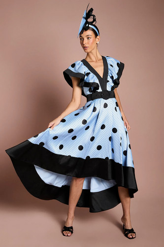 Coast blue fit flare dress - fit,