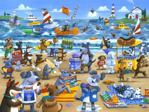 Art com wall - art.com, dogs