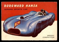 1954 Topps World on Wheels #34 Borgward Hansa GD *e2