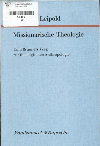 Missionarische theologie - missionarische,