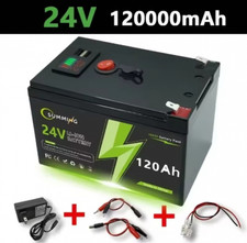 24V 120Ah LiFePO4 Battery for