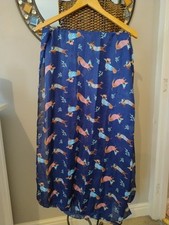 Tu Christmas dachshund sausage dog lightweight scarf shawl