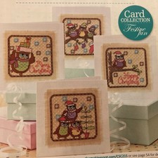 Fun owl cards baubles tree