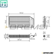 AIR FILTER FA1235 FOR HONDA ACCORD/VII/Tourer 3K24AK24A3 2.4L K20Z2/K20A6 2.0L