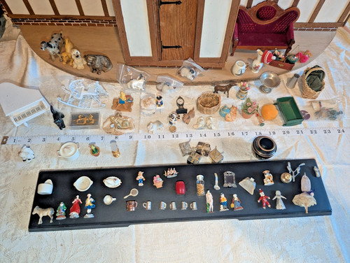 Huge vintage dolls house - vintage,
