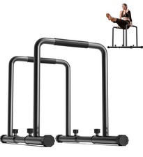 Adjustable Dip Bar- 500lbs Dip Station Portable Functional Fitness Bar