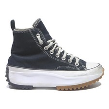 CONVERSE Run Star Hike Womens Black Canvas UK 5.5 Platform High Top Trainers