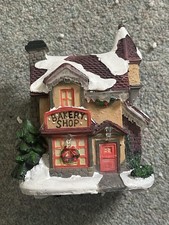 LED Lit Christmas House “Bakery shop” Boxed