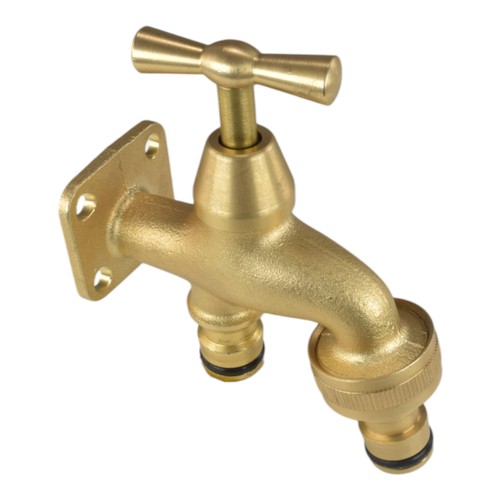 Portable brass garden tap - garden, 3/4"