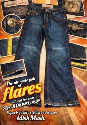 Mish mash 70s 80s flares - mash,
