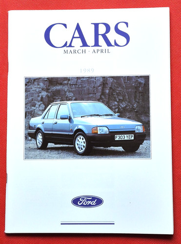 1989 ford cars brochure - brochure, fiesta