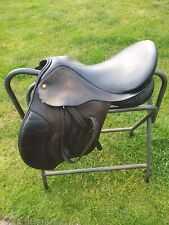 GP saddle 17.5" black jumping dressage eventing XC horse cover invoice