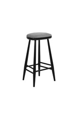 Ercol Heritage Counter Stool in BK Black Ash & Grey Seat W39 D33 H69 RRP £330