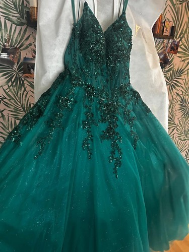 Prom dress green emerald - green, (emerald
