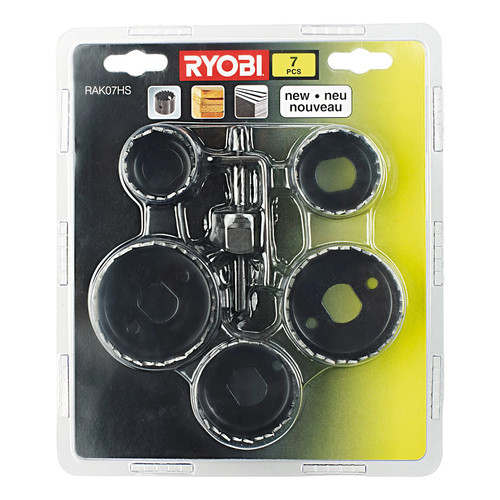 Ryobi rak07hs hole saw set - hole,