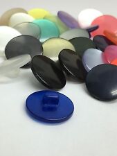 Pearlised Domed Shank Button 18mm/28L Huge Colour Choice Pack Size 10/20/50