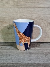WHITTARD OF CHELSEA GIRAFFE MUG TALL LATE RARE MUG 5'' TALL COLOURFUL (READ!!!) 