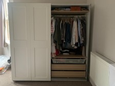 Ikea wardrobe pax with sliding