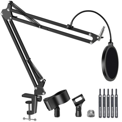Adjustable microphone boom arm - adjustable,