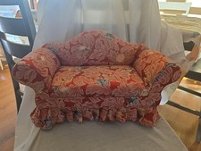 Doll Couch Floral Pattern
