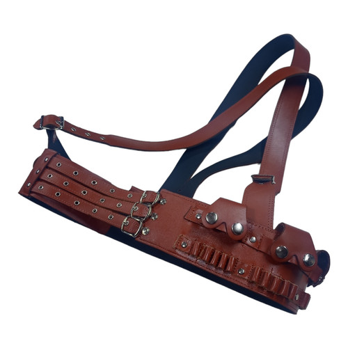 Leather cartridge belt - cartridge,