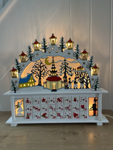 Wooden christmas advent - wooden,