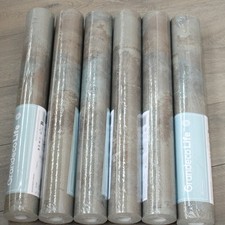 6 Rolls Brown Wallpaper 3D