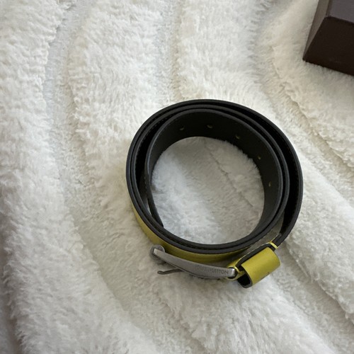 Louis vuitton yellow belt - vuitton,