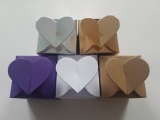Heart Top Wedding Favour Boxes