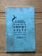 Ariel Colt owners guide