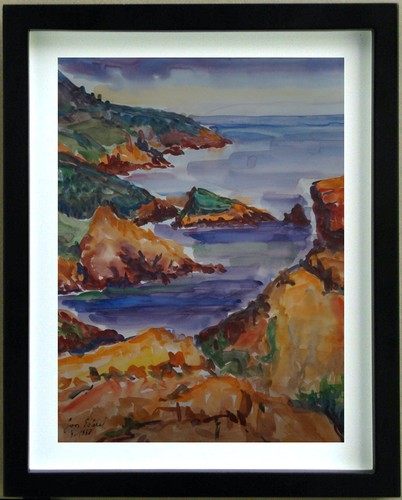 Watercolor drawing esterel - watercolor,