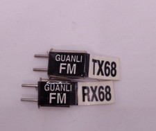 FUTABA COMPATIBLE   CHANNEL 68  TX AND RX SINGLE CONVERSION CRYSTALS 35MHZ