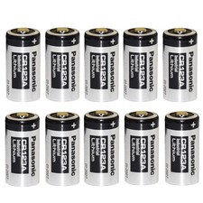 10x CR123A 3V 1400mAh Li-ion