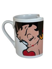 Starline Betty Boop Ceramic Mug Coffee Tea Collectable 2006 Half Moon