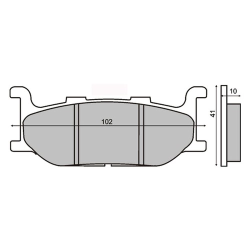 Pair brake pads - pair, for