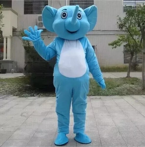 Mascot costume blue cartoon - blue,