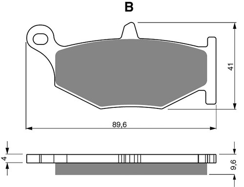 Brake pads rear for suzuki - rear,