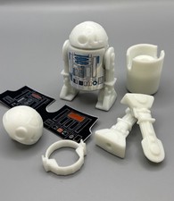 Custom R2D2 Droid Figure – 3D Printed Kit & Sticker - Star Wars vintage Kenner