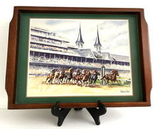 Kentucky Derby Wood Tray by D