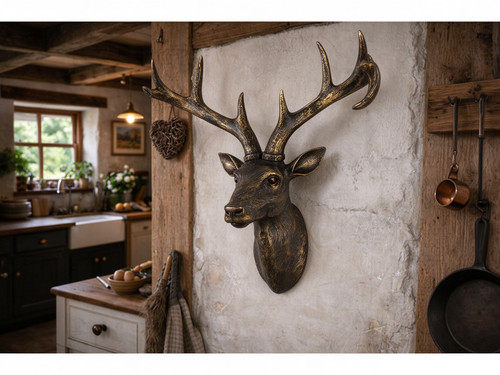 Large resin stag - large,