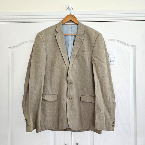 Next jacket mens 40l beige - jacket,