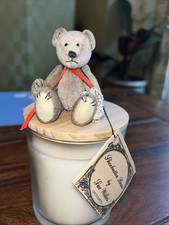Miniature Hand Crafted Collectors Teddy Bear Shoebutton Bears By Sue Wilkes 8cm