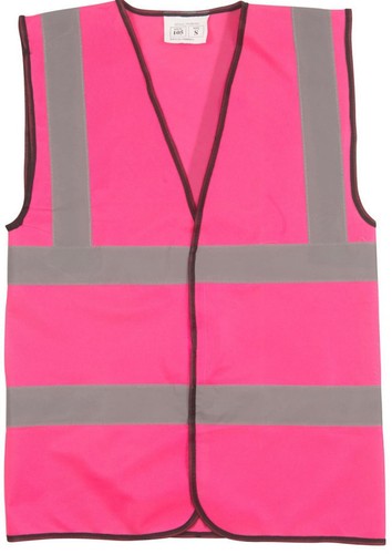 Hot pink vis vest - hot,