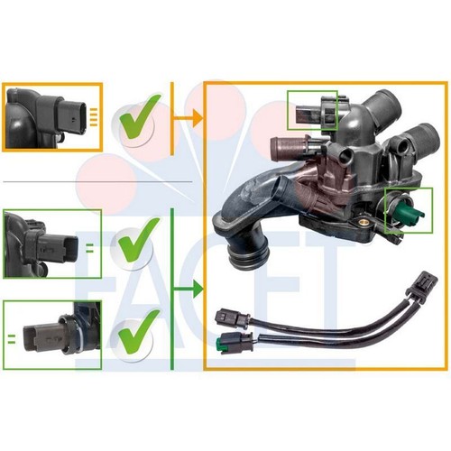Engine coolant thermostat - thermostat, for