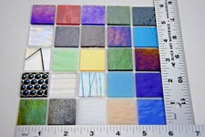 25 - 1" x 1" FUSIBLE BULLSEYE